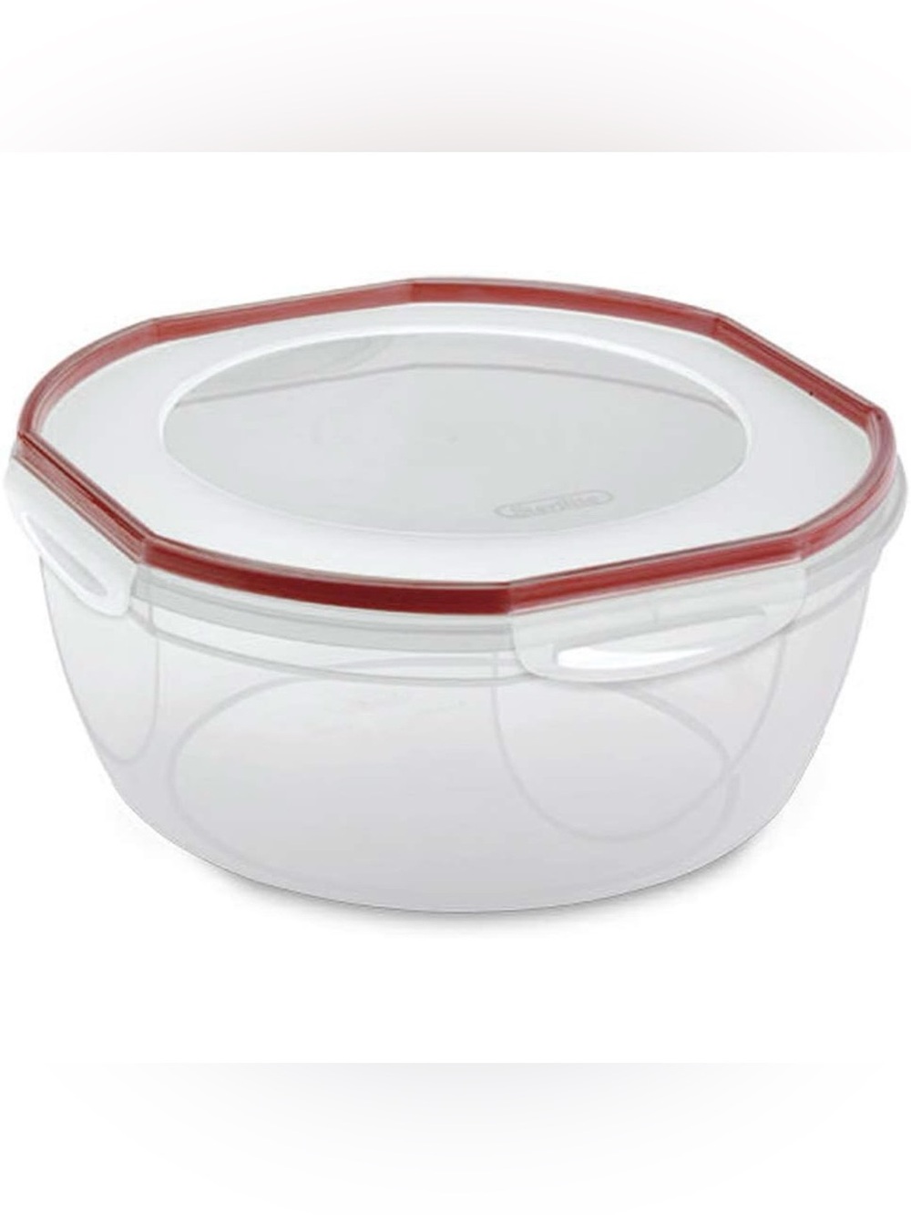 Sterilite Ultra Seal 8.10 Quart Plastic Food Storage Bowl Container - NEW